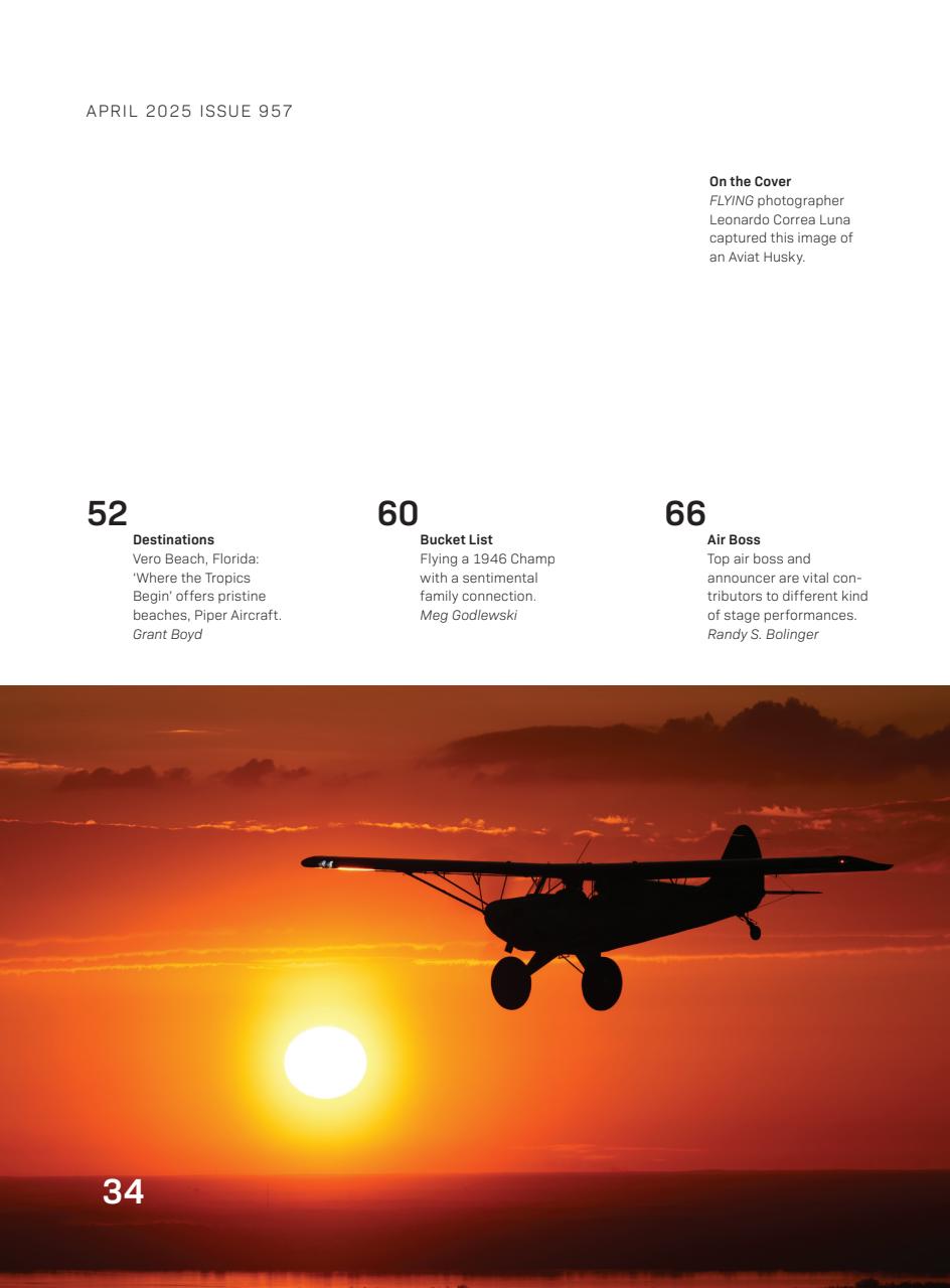 FLYING Magazine Preview Pages