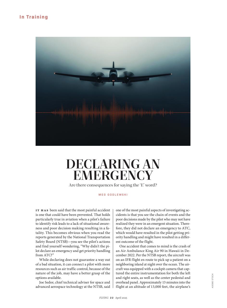 FLYING Magazine Preview Pages