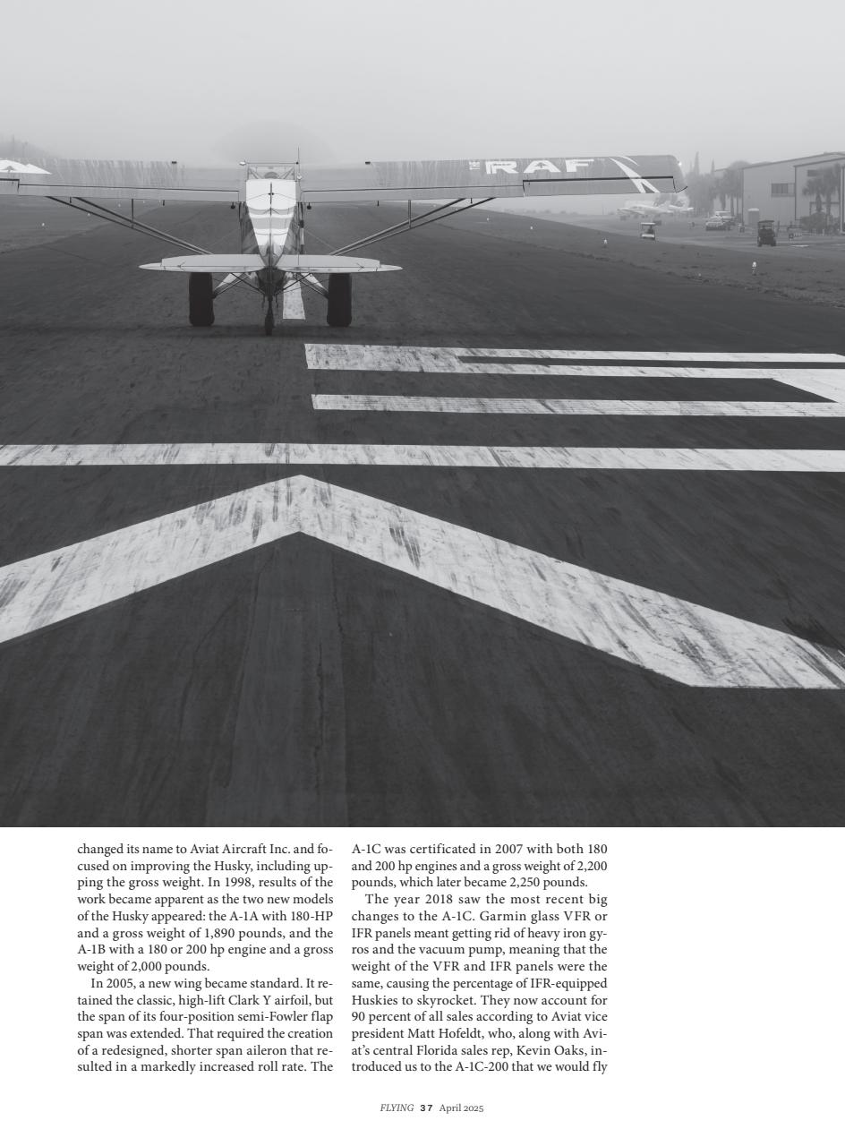 FLYING Magazine Preview Pages