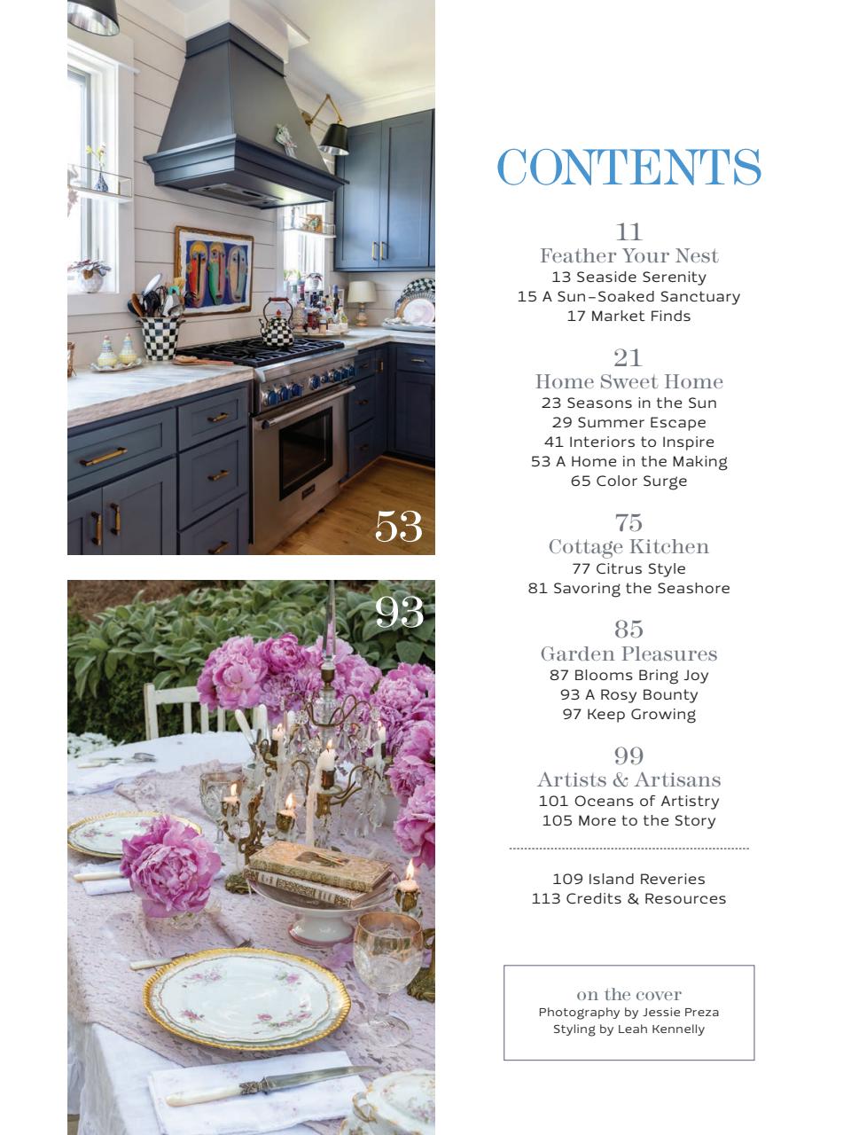 The Cottage Journal Preview Pages