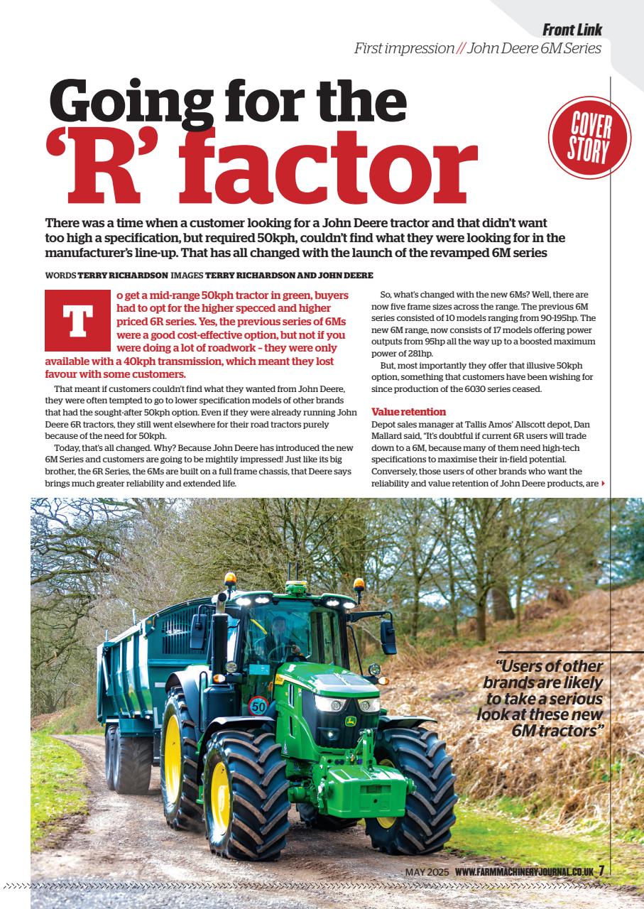 Farm Machinery Journal Preview Pages