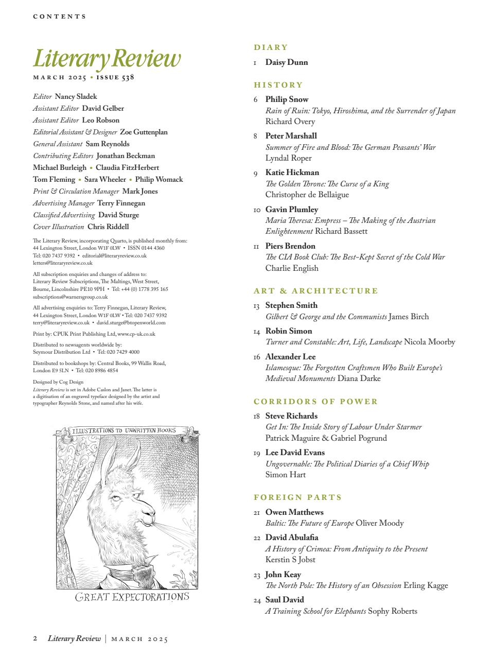 Literary Review Preview Pages