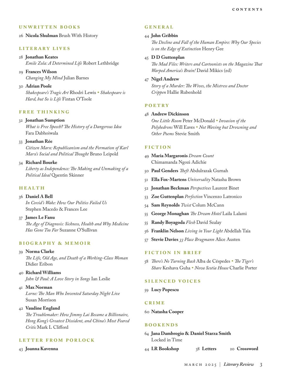 Literary Review Preview Pages