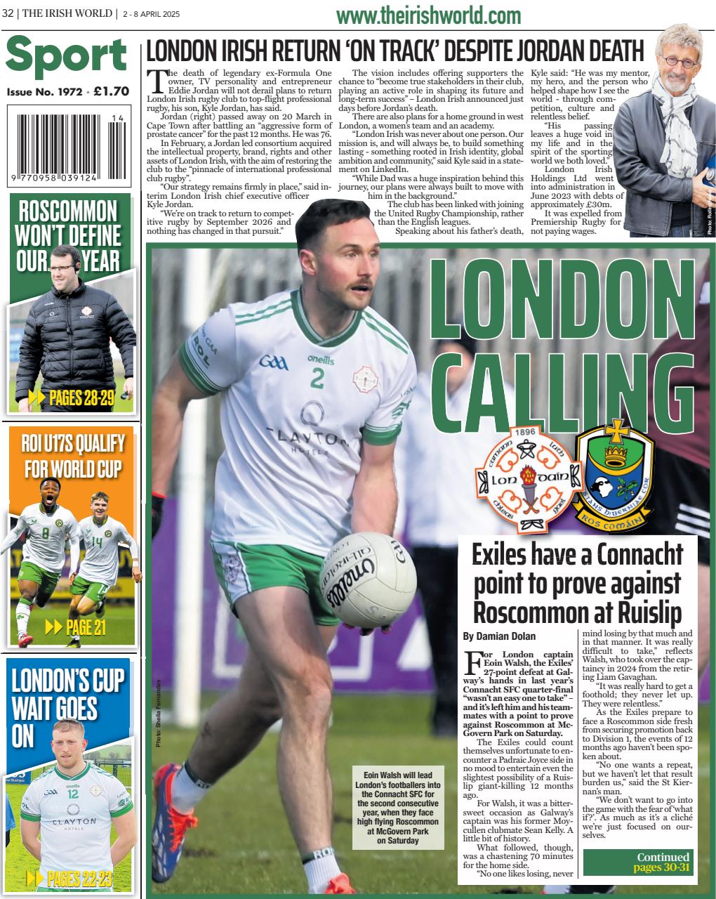 Irish World Preview Pages