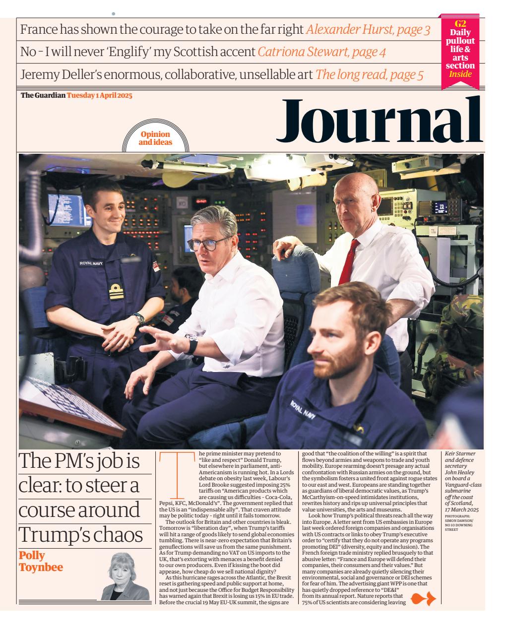 The Guardian Newspaper Preview Pages