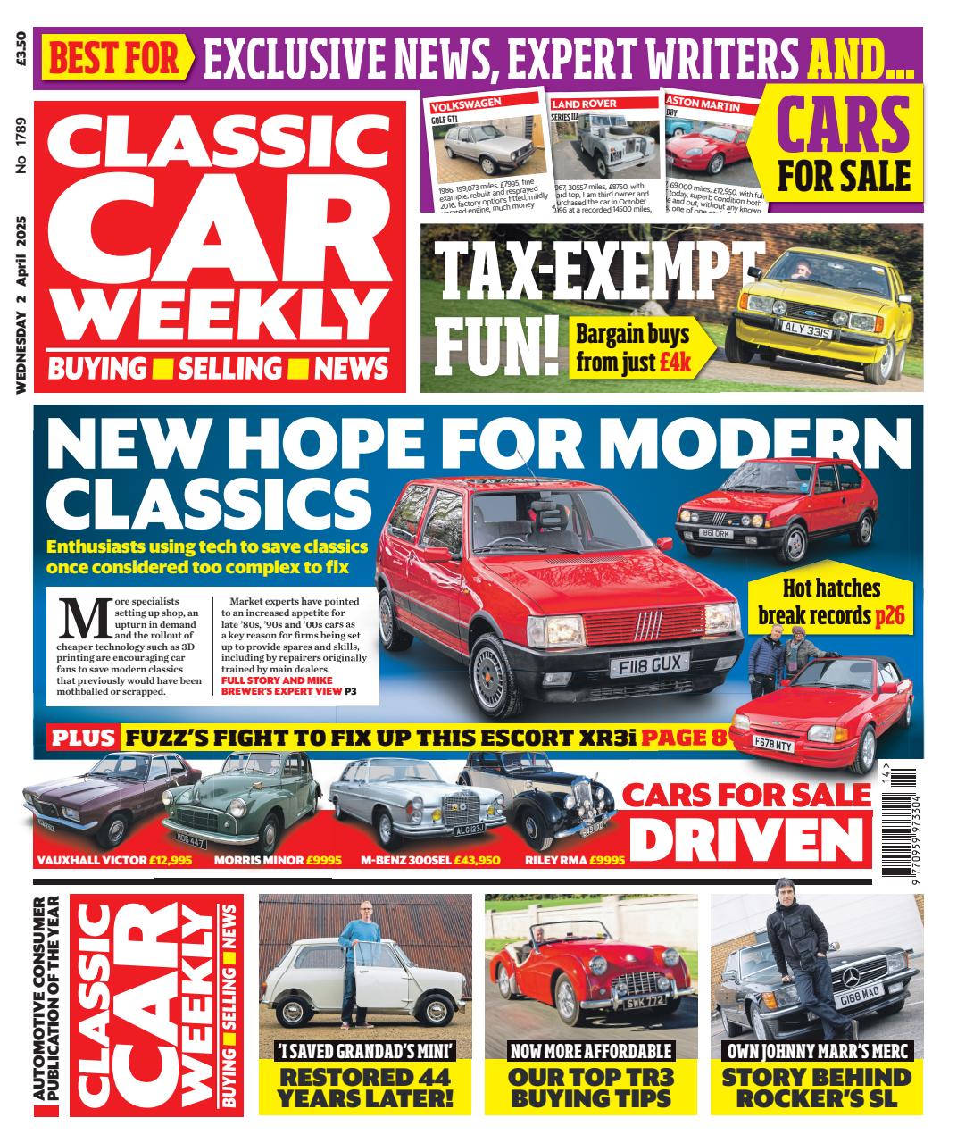 Classic Car Weekly Preview Pages