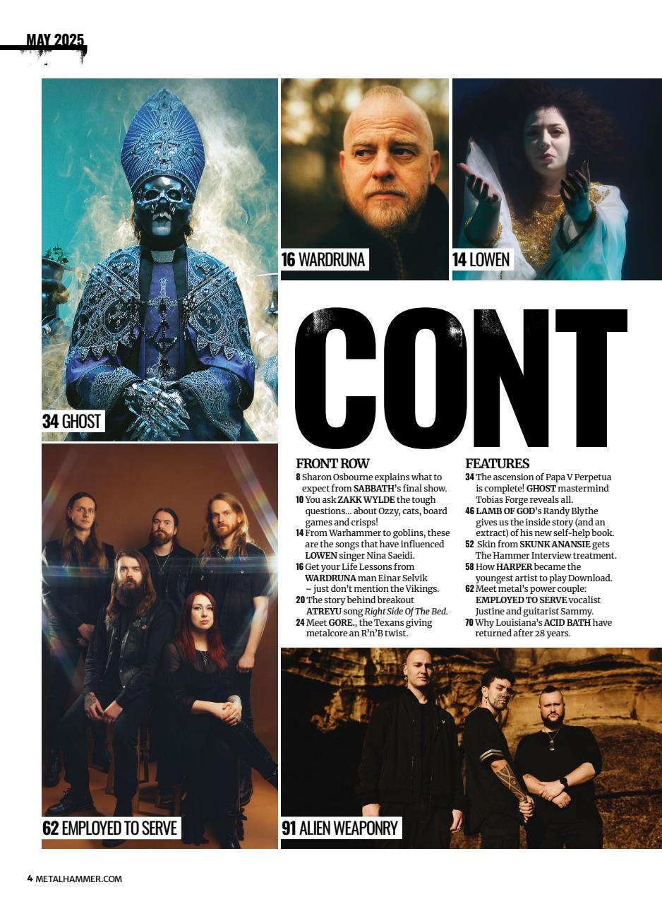Metal Hammer Preview Pages
