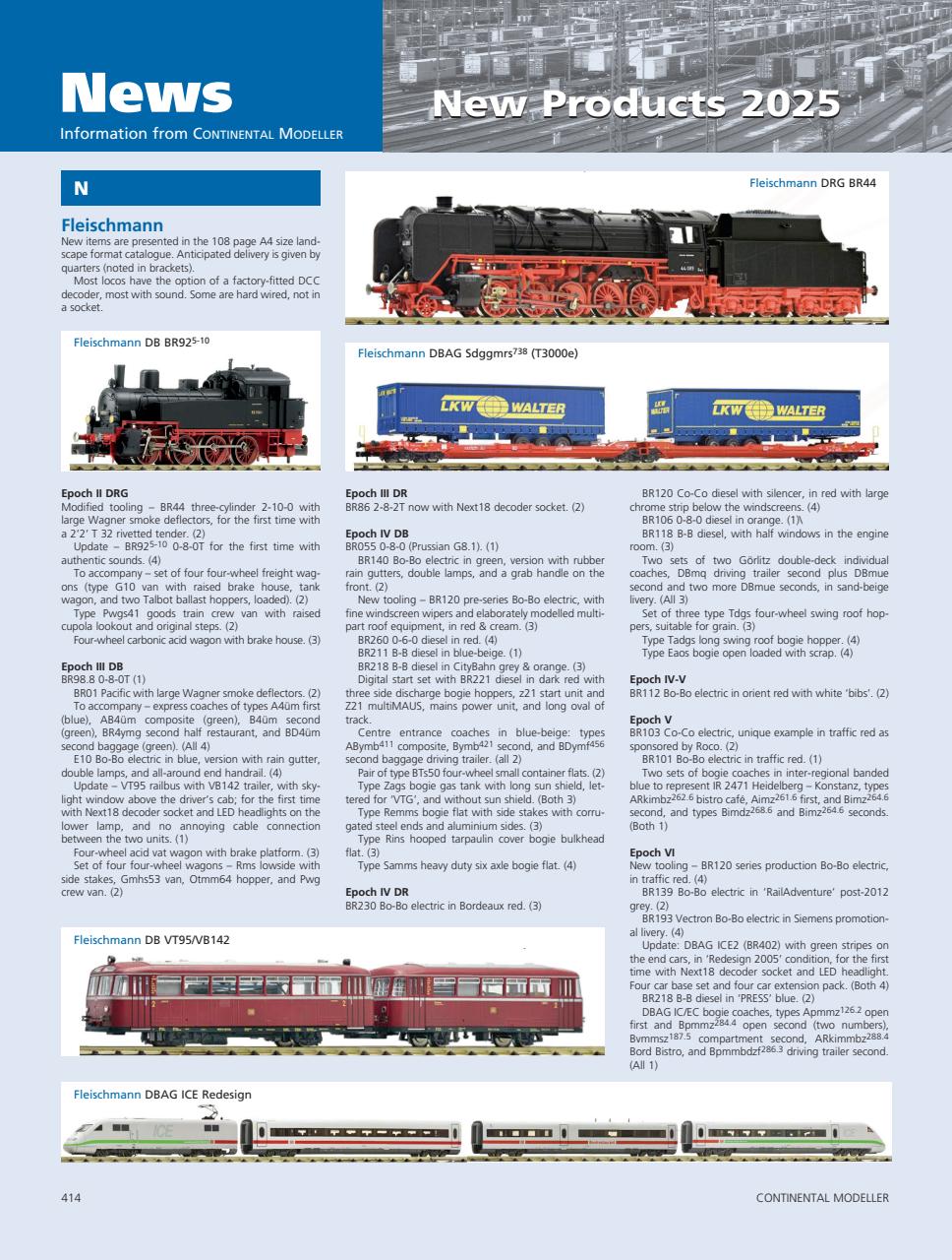 Continental Modeller Preview Pages