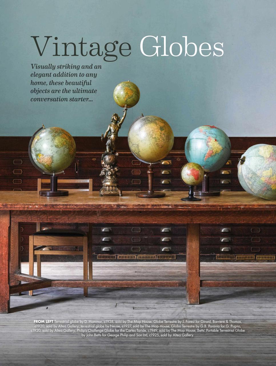 Homes & Antiques Magazine Preview Pages
