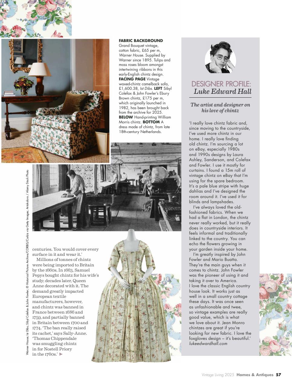 Homes & Antiques Magazine Preview Pages