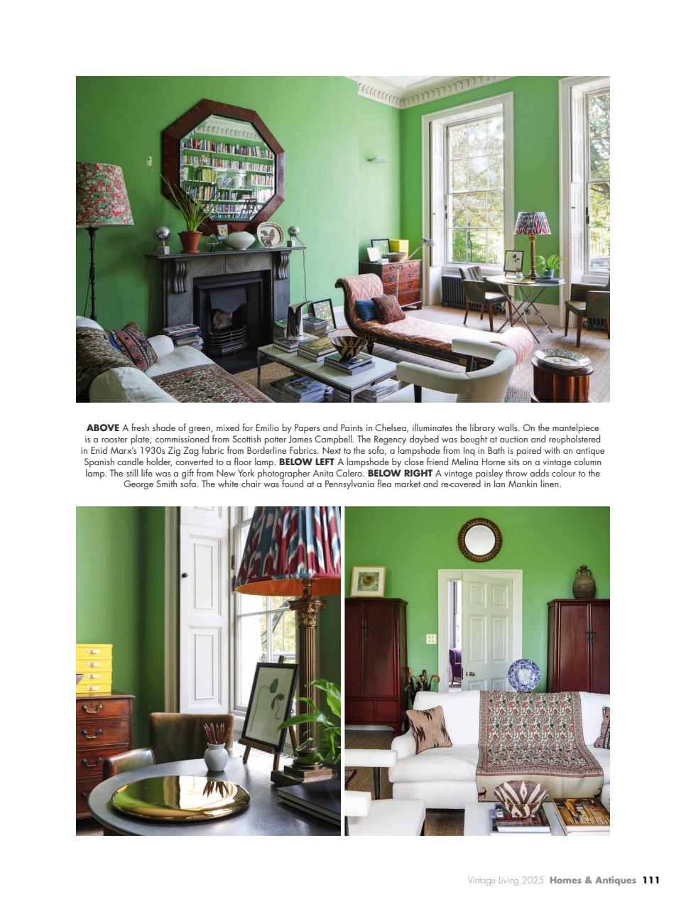 Homes & Antiques Magazine Preview Pages