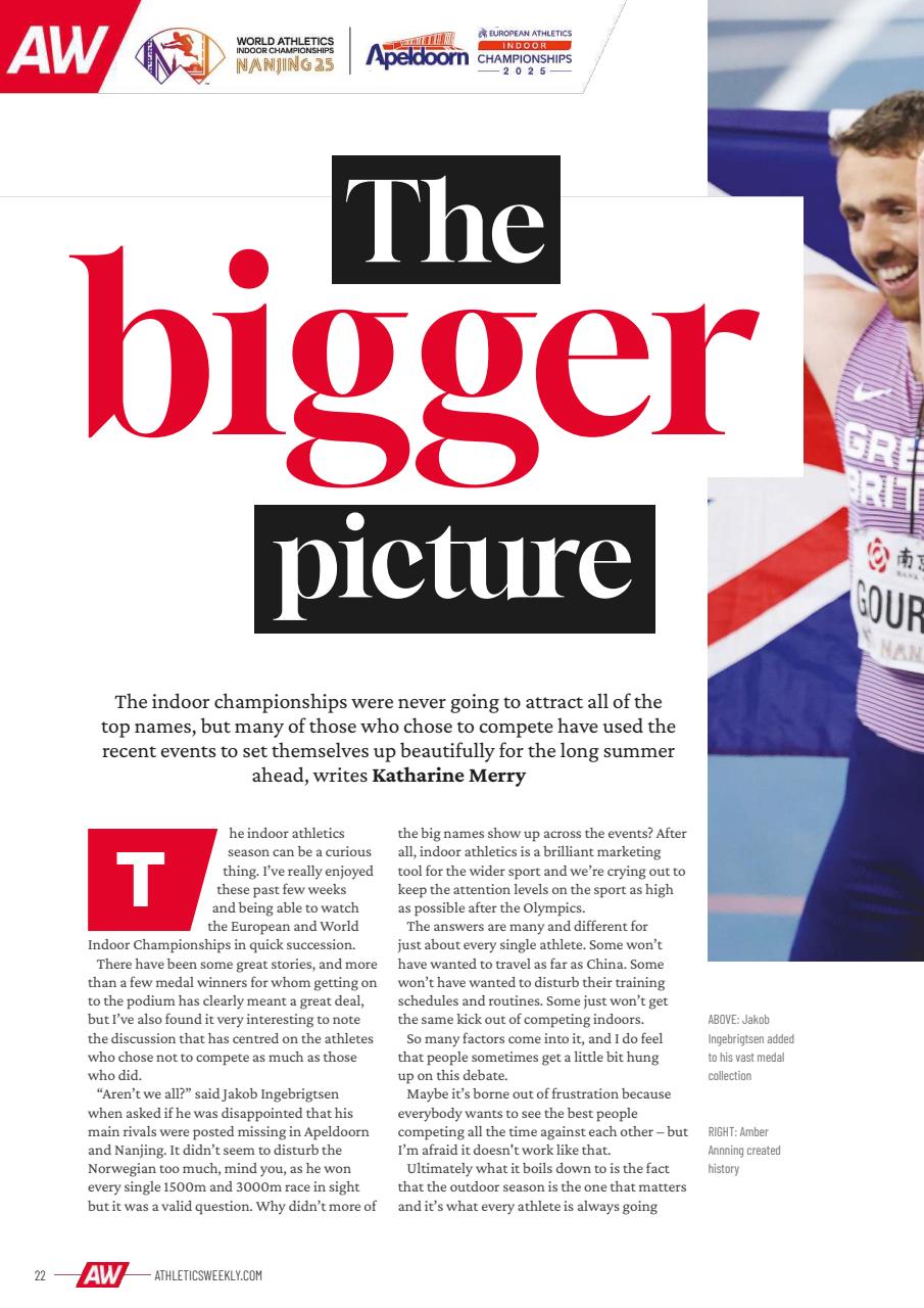 AW – Athletics Weekly Magazine Preview Pages