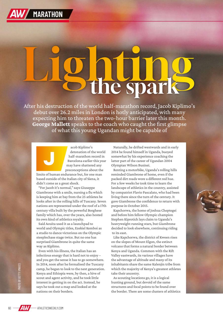 AW – Athletics Weekly Magazine Preview Pages