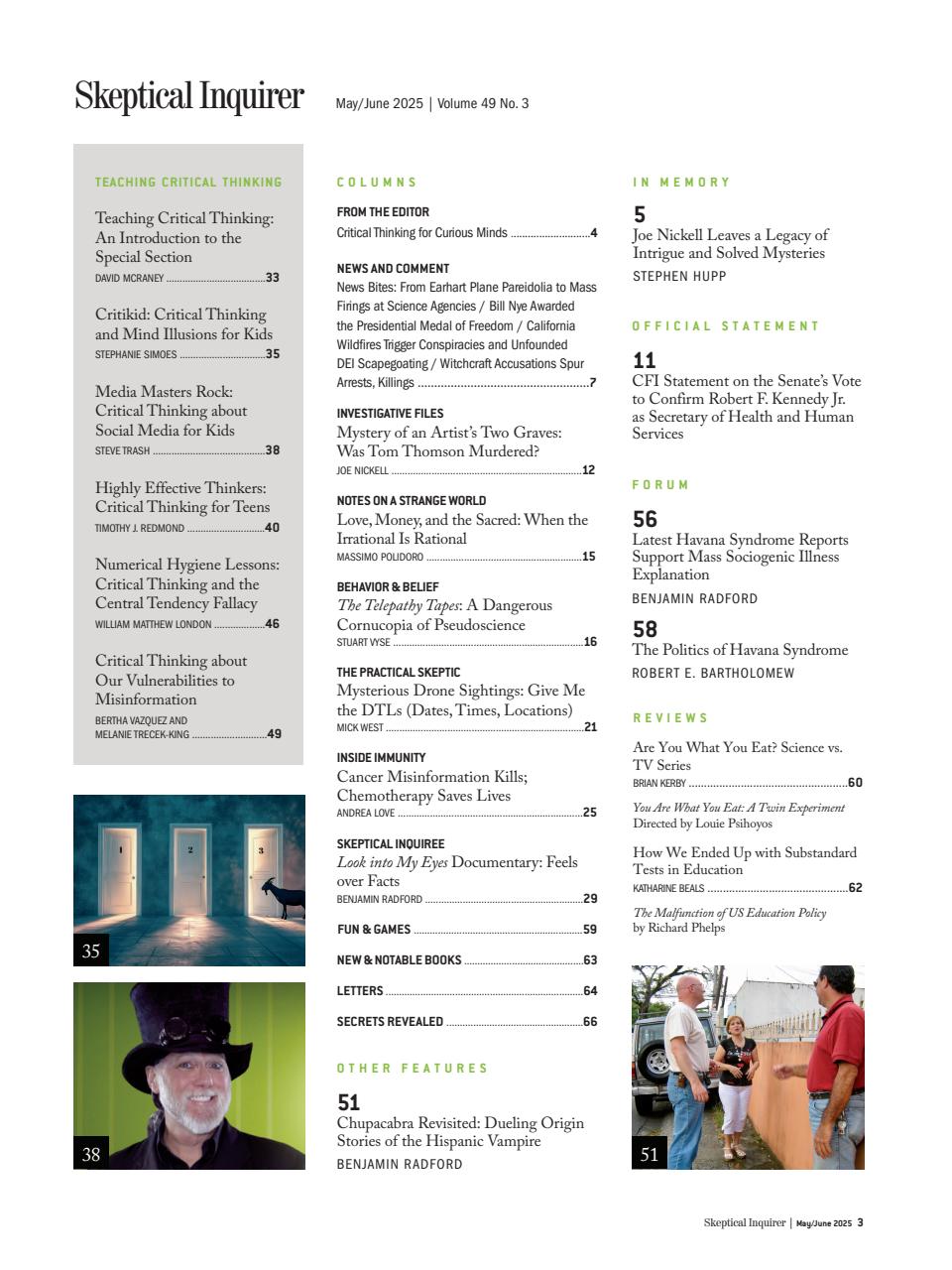 Skeptical Inquirer Preview Pages