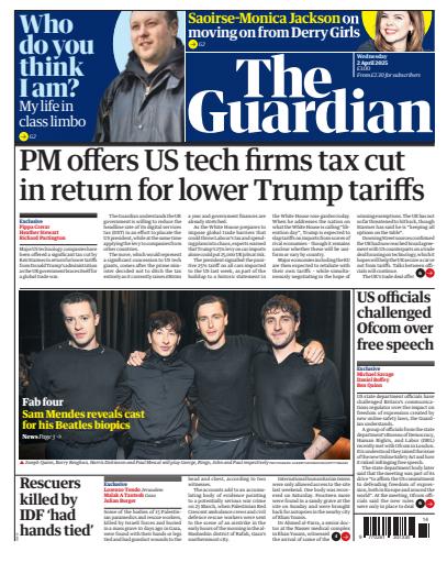 The Guardian Newspaper issue 