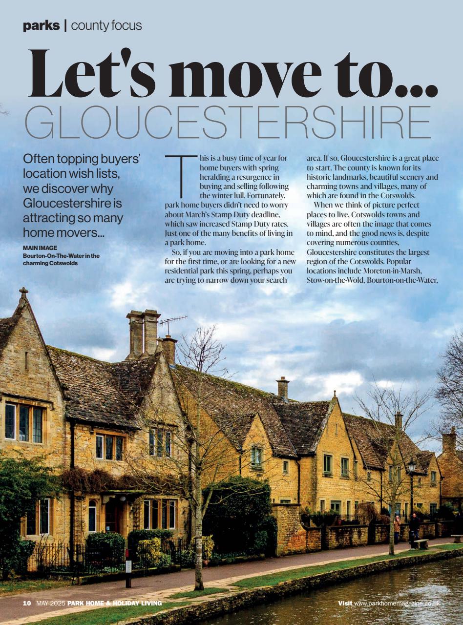Park Home & Holiday Living Preview Pages