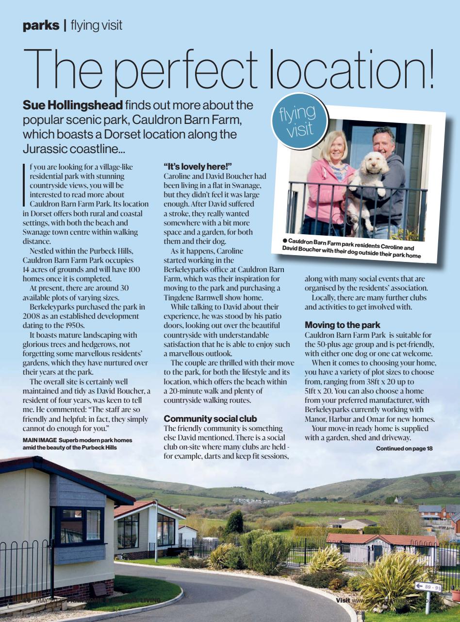 Park Home & Holiday Living Preview Pages