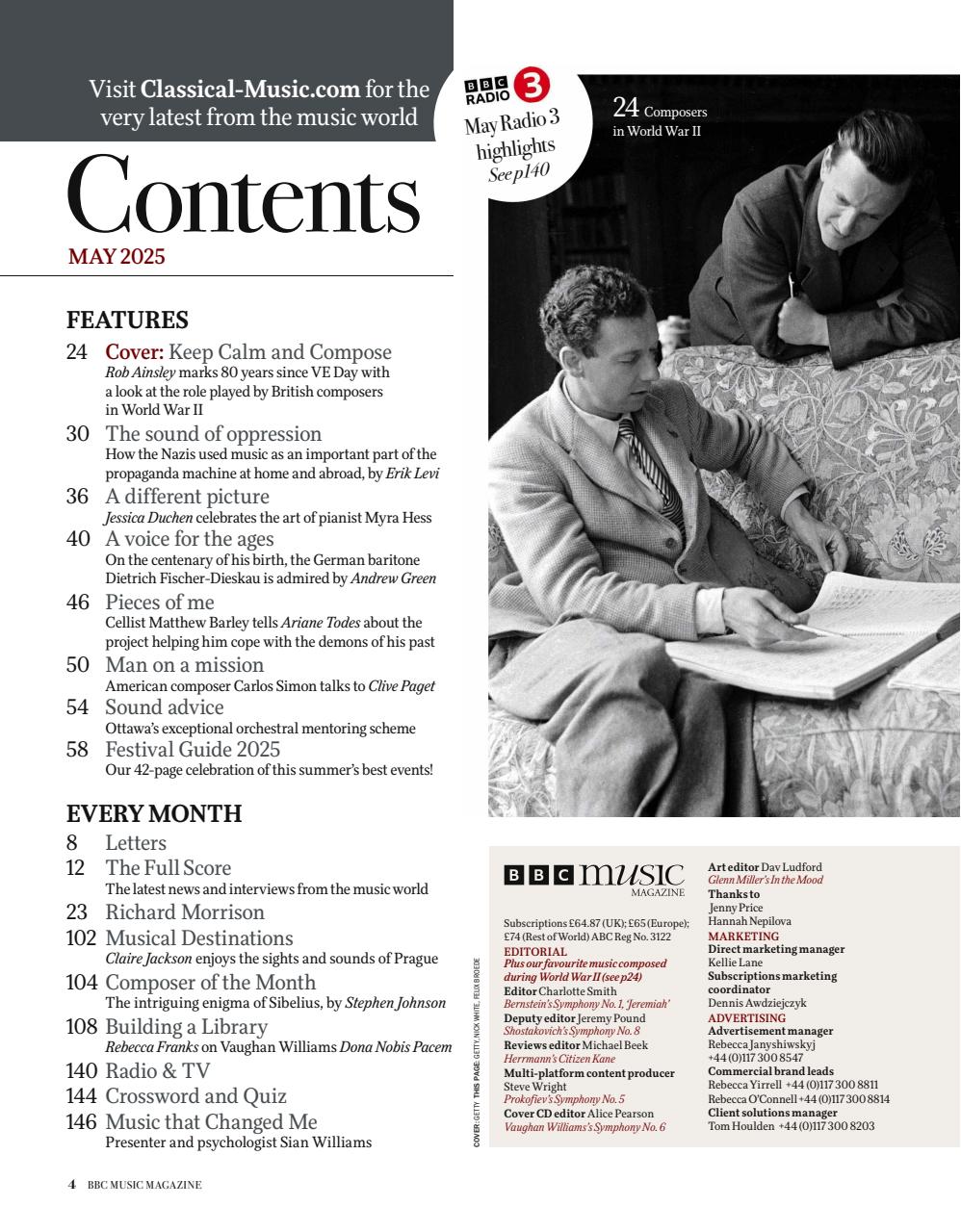 BBC Music Magazine Preview Pages