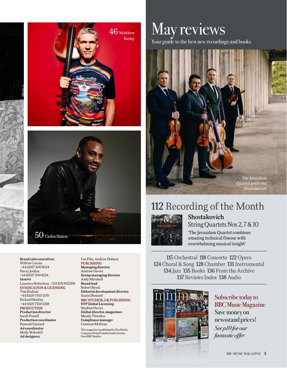 BBC Music Magazine Preview Pages