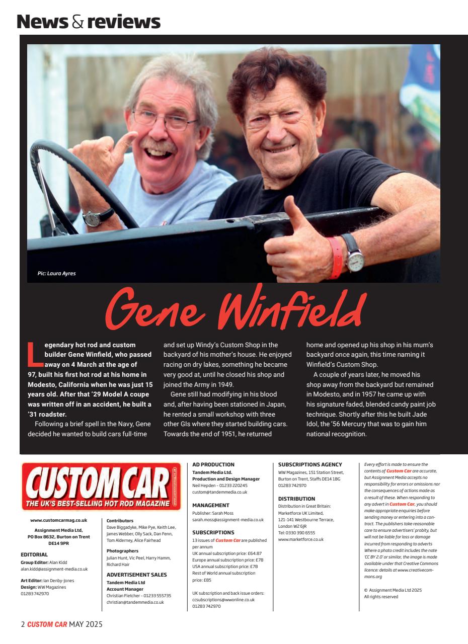 Custom Car Preview Pages