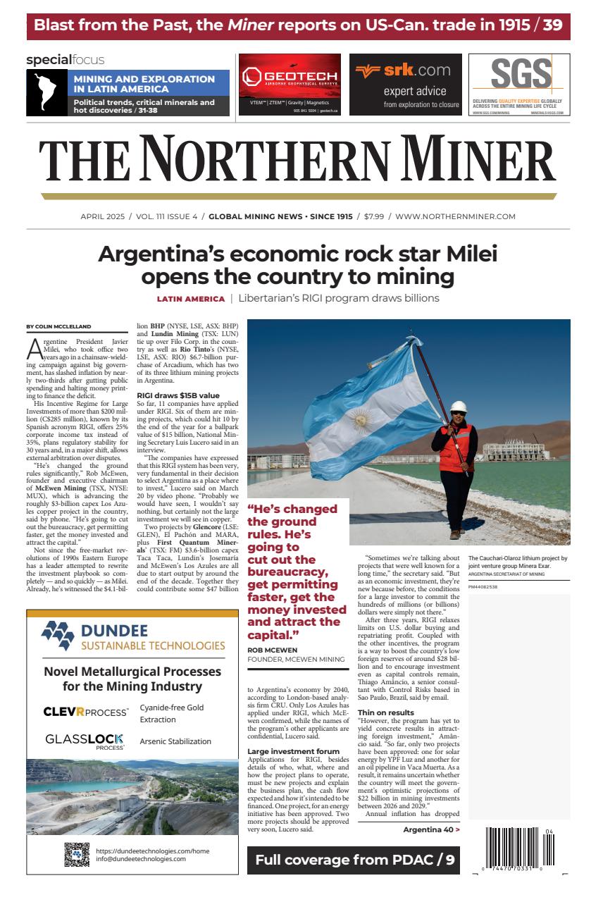 The Northern Miner Preview Pages