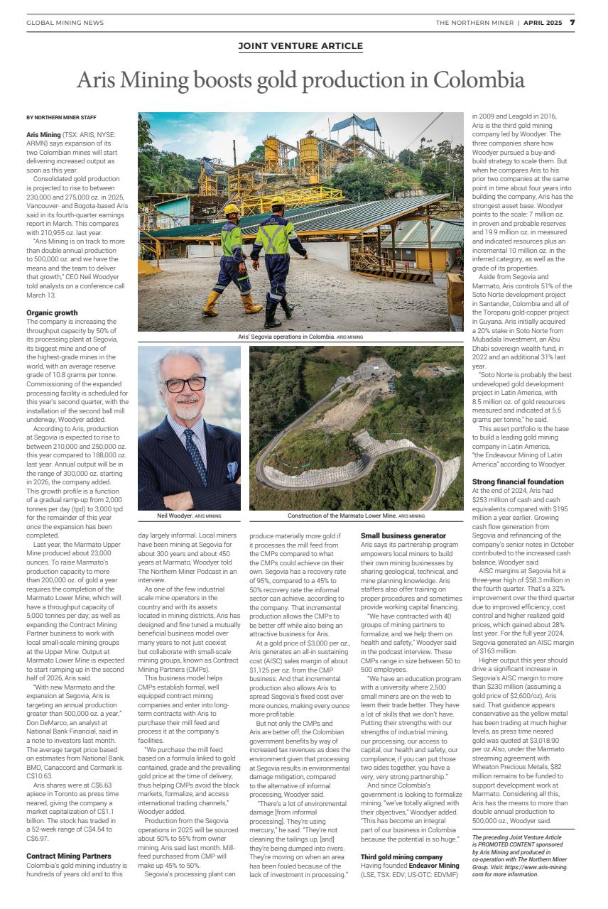 The Northern Miner Preview Pages