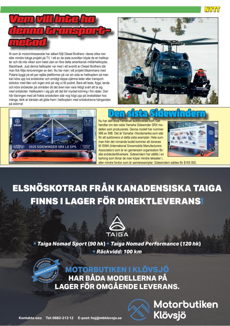 Tidningen Snöskoter Preview Pages
