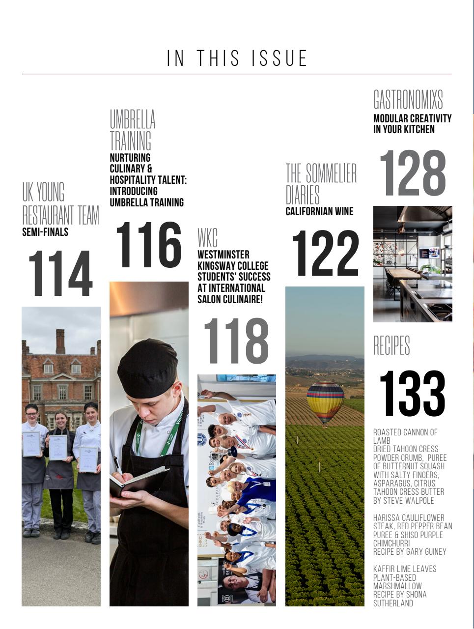 Chef & Restaurant Magazine Preview Pages