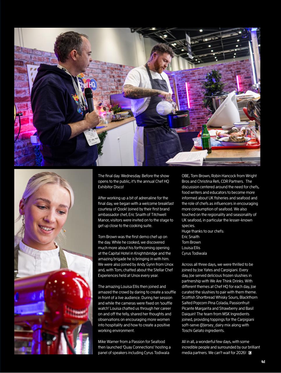 Chef & Restaurant Magazine Preview Pages