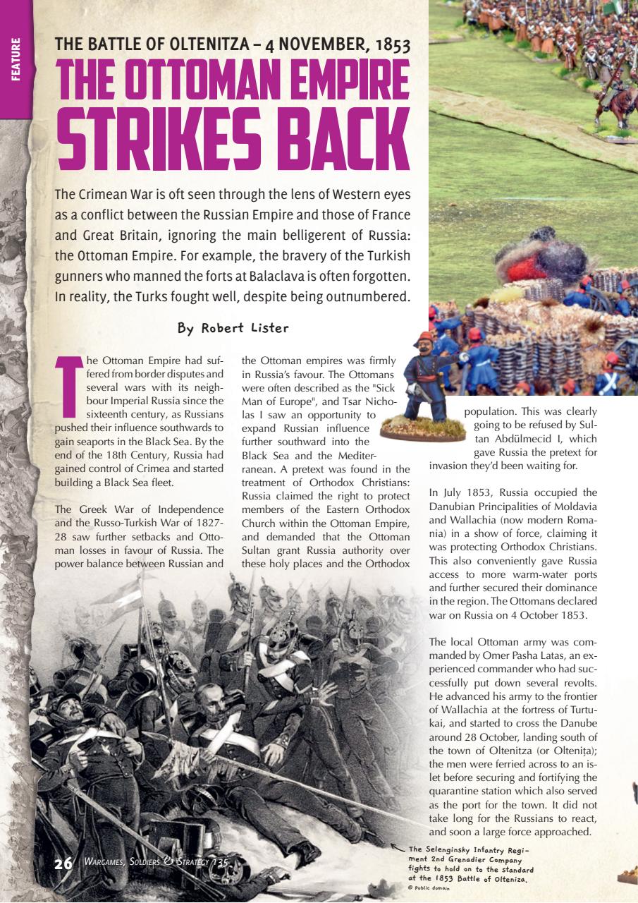 Wargames, Soldiers & Strategy Preview Pages