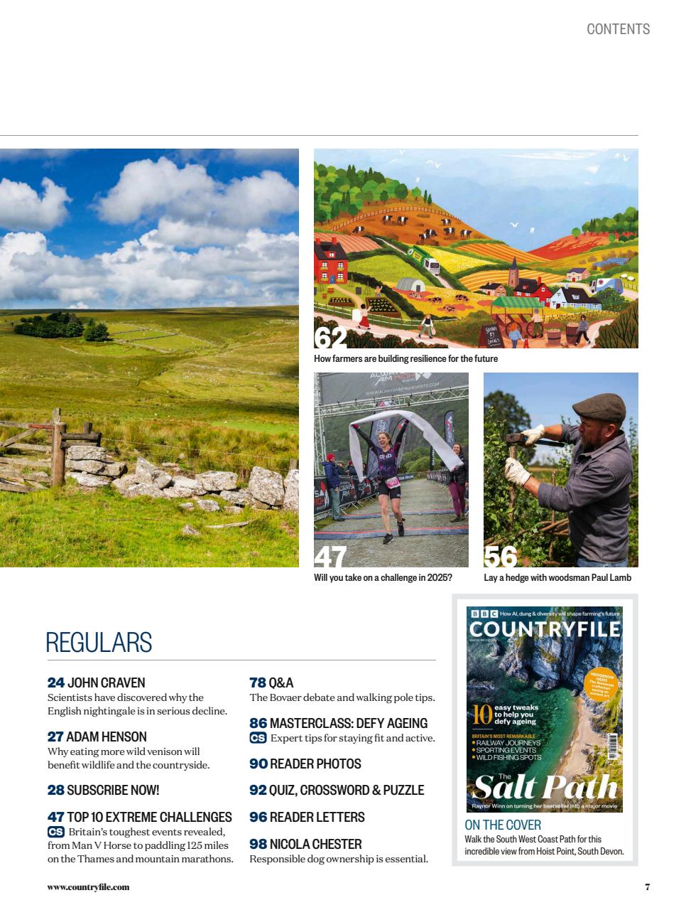BBC Countryfile Magazine Preview Pages