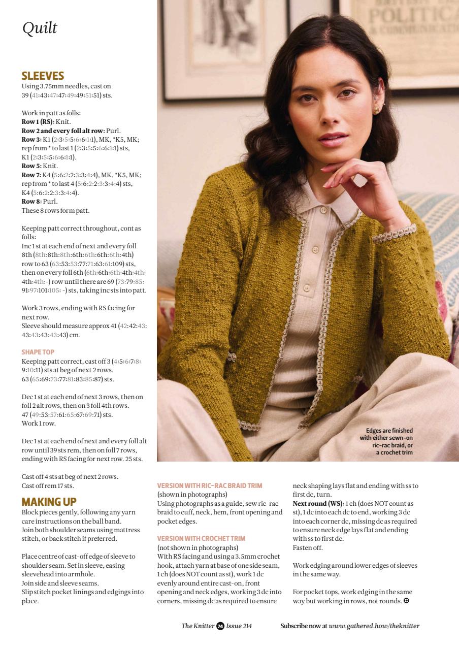 The Knitter Preview Pages