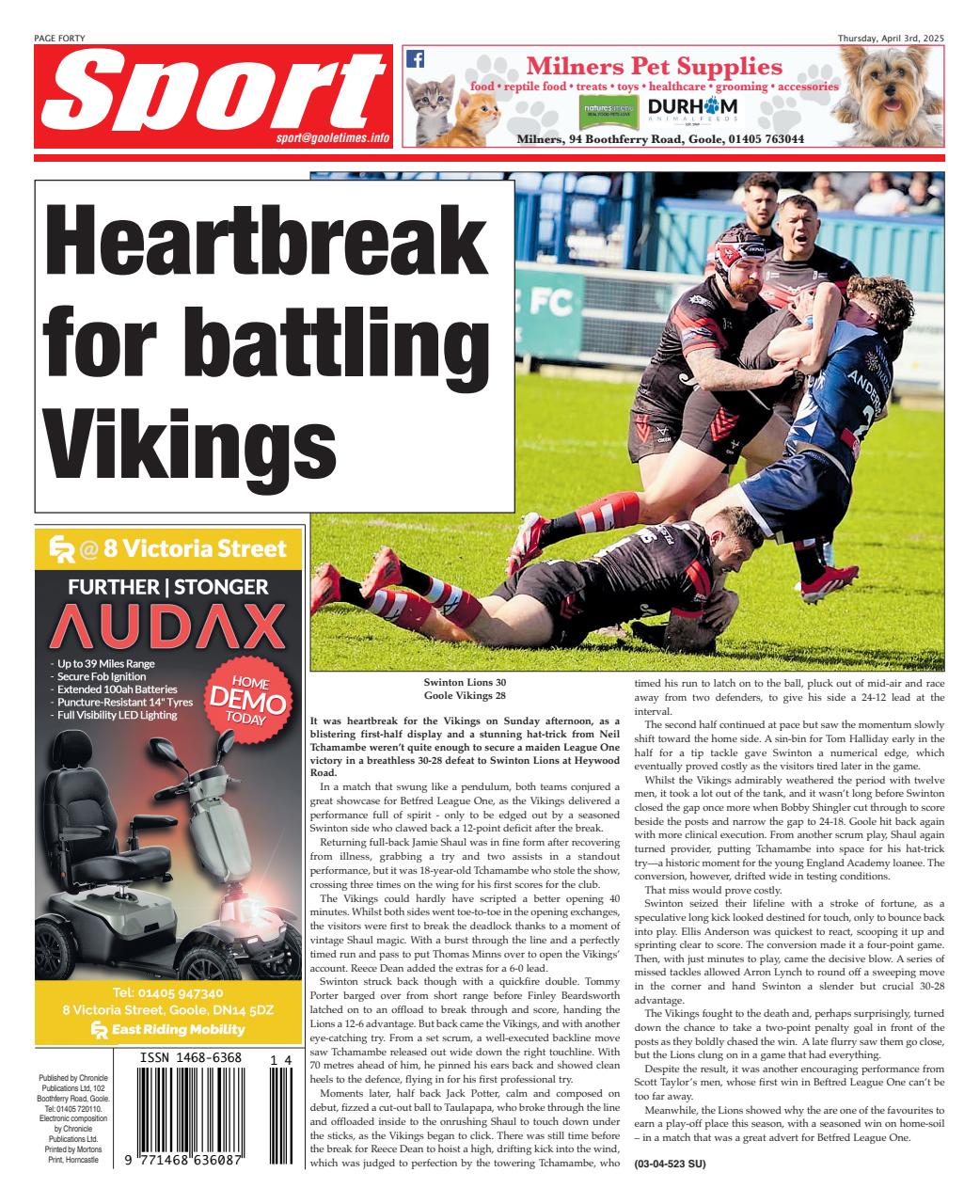 Goole Times Preview Pages