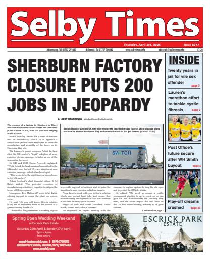Selby Times issue 