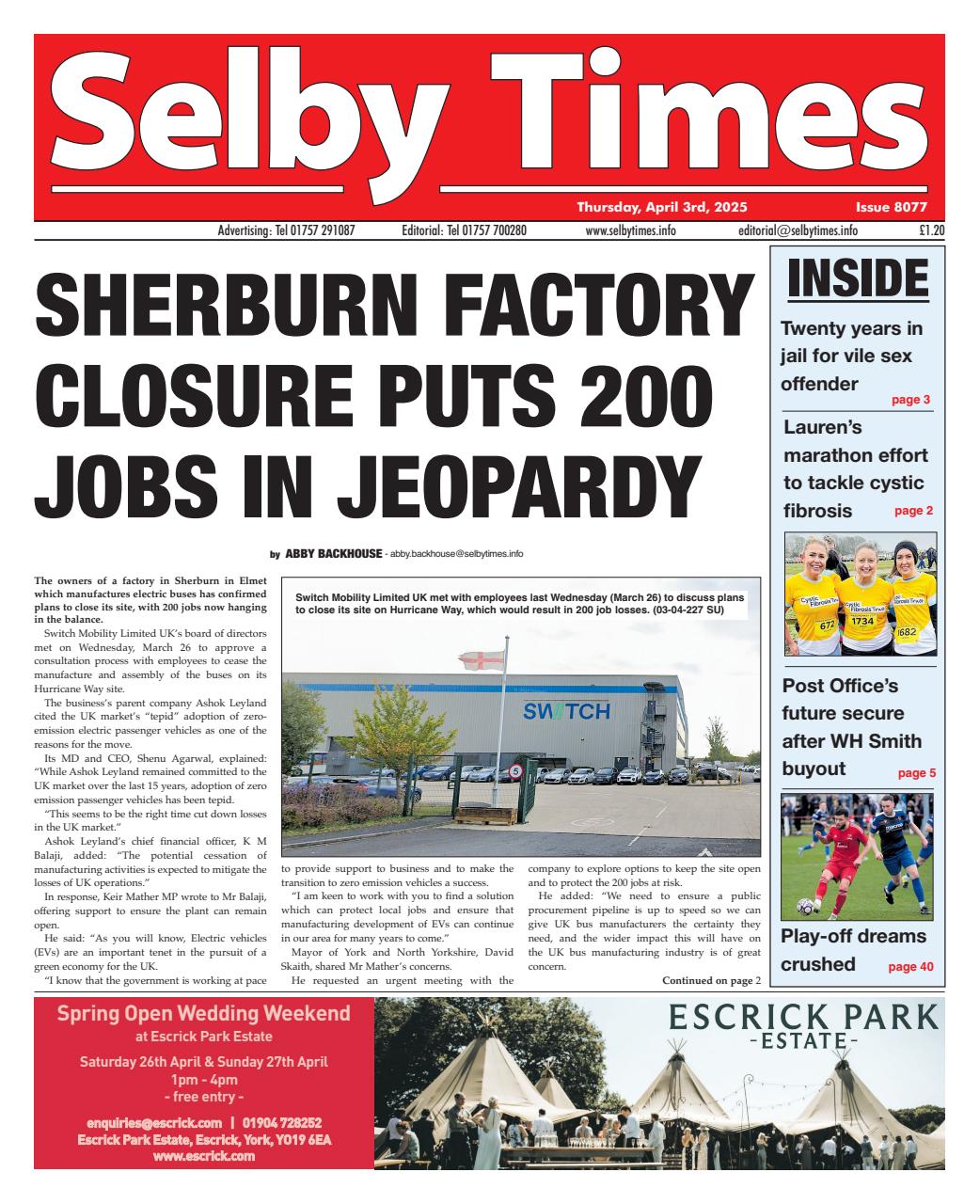 Selby Times Preview Pages