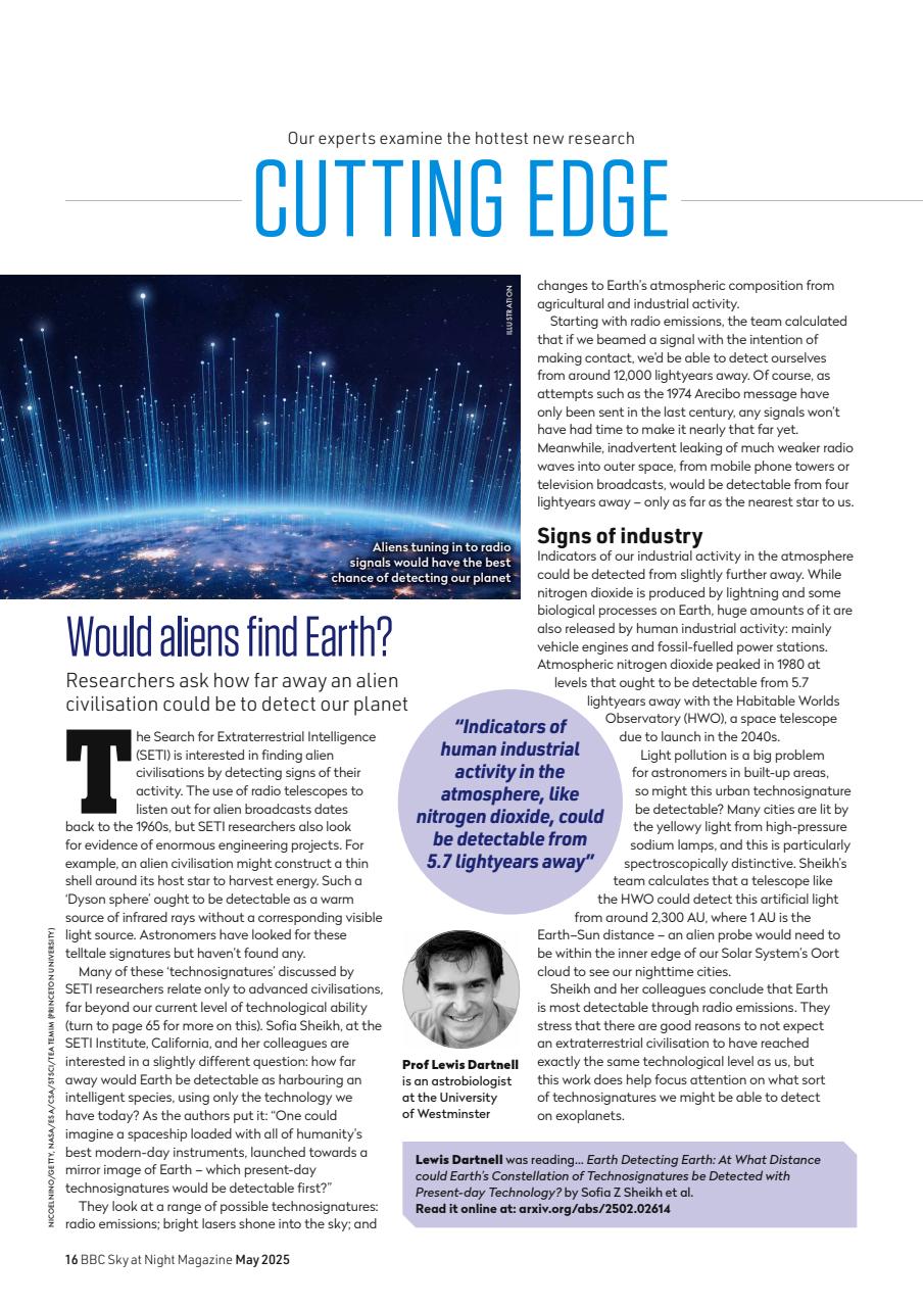 BBC Sky at Night Magazine Preview Pages