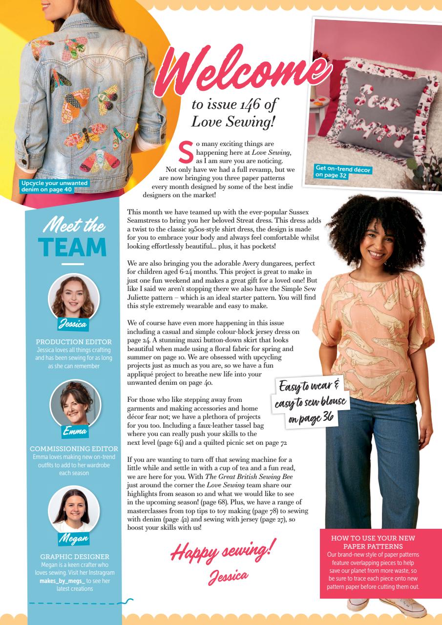 Love Sewing Preview Pages