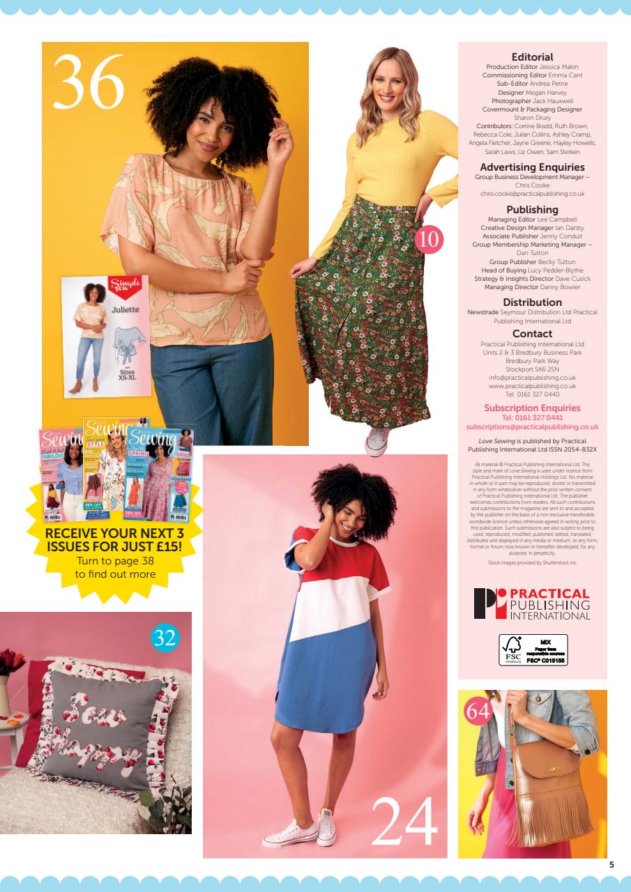 Love Sewing Preview Pages