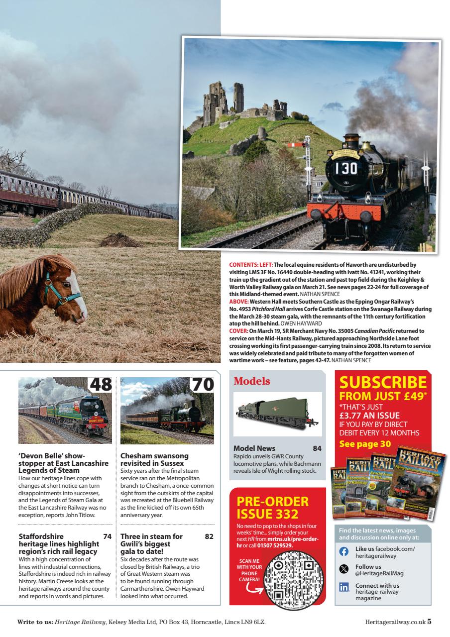 Heritage Railway Preview Pages