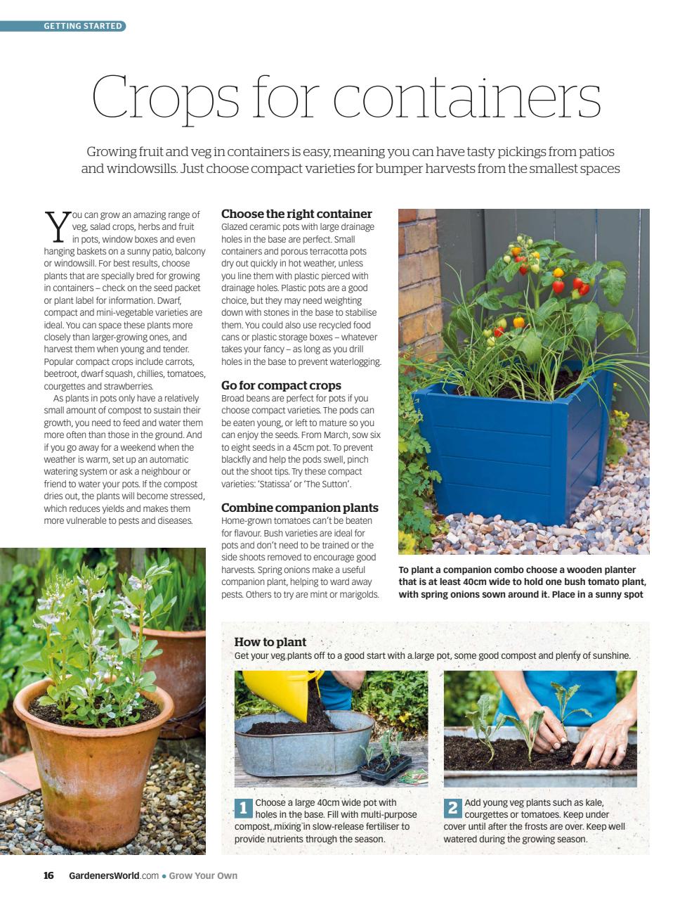 BBC Gardeners’ World Magazine Preview Pages