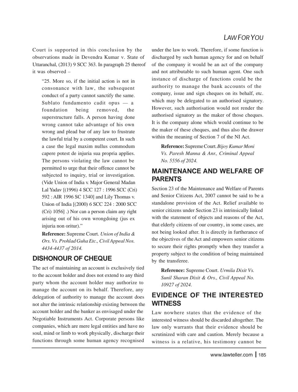 Lawteller – A Legal Awareness Magazine Preview Pages