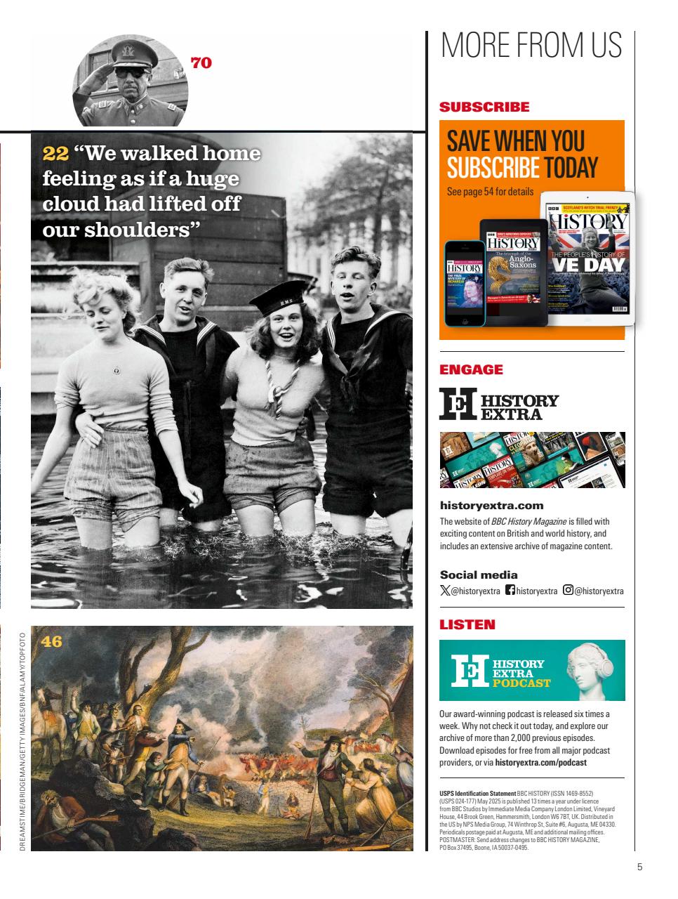 BBC History Magazine Preview Pages