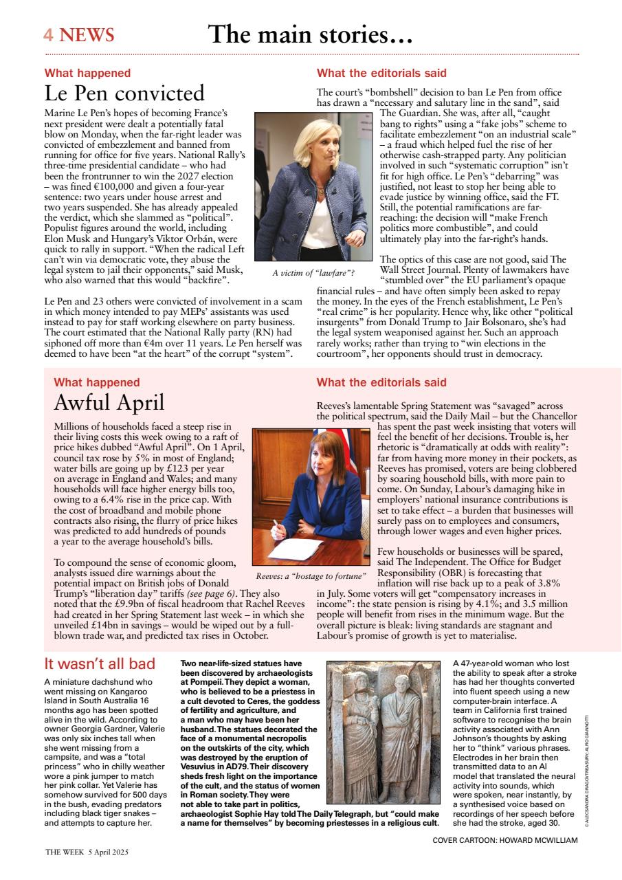 The Week Preview Pages