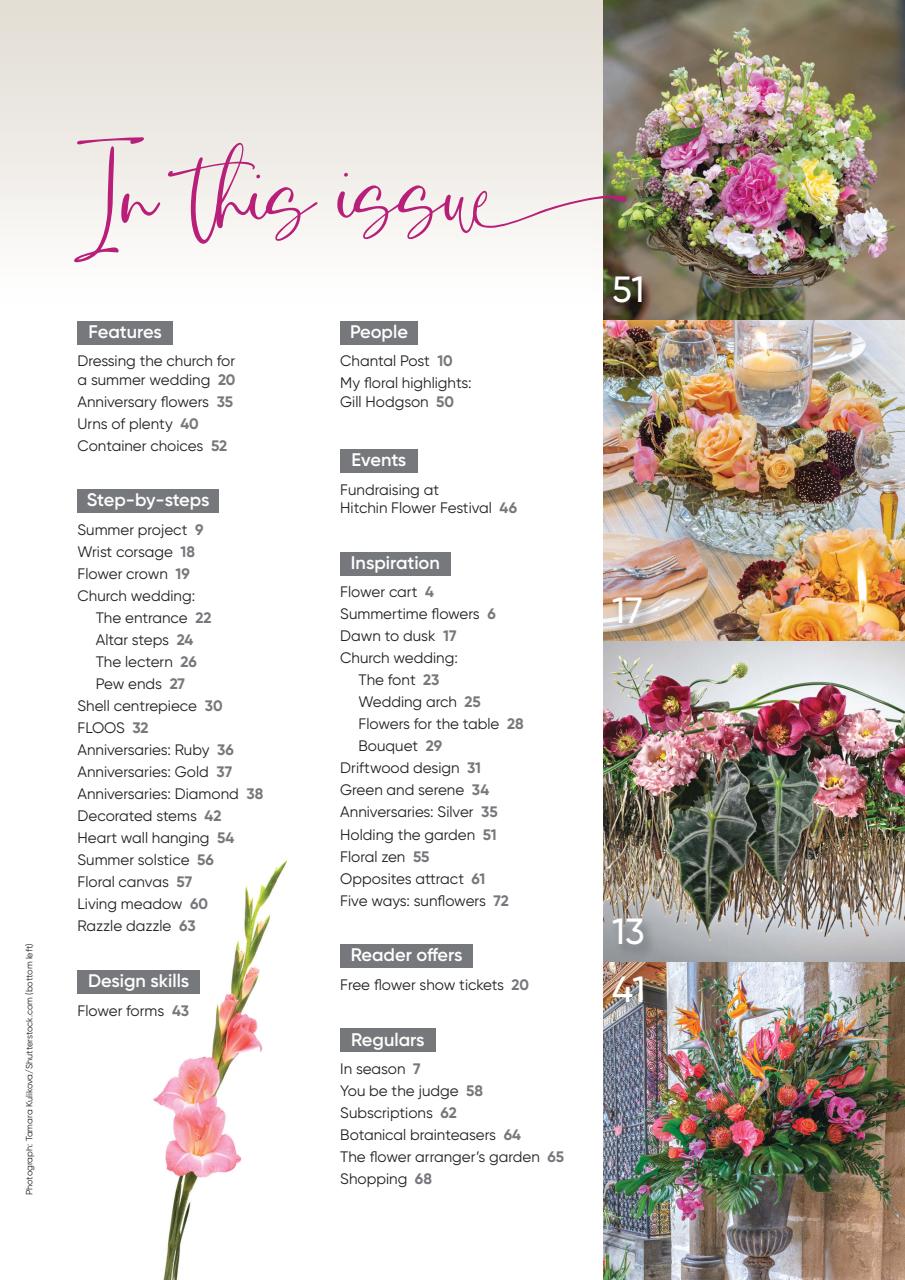 The Flower Arranger Preview Pages