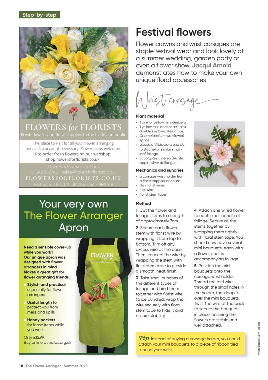 The Flower Arranger Preview Pages