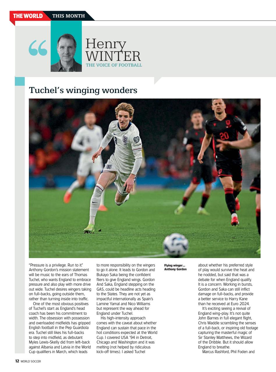 World Soccer Preview Pages
