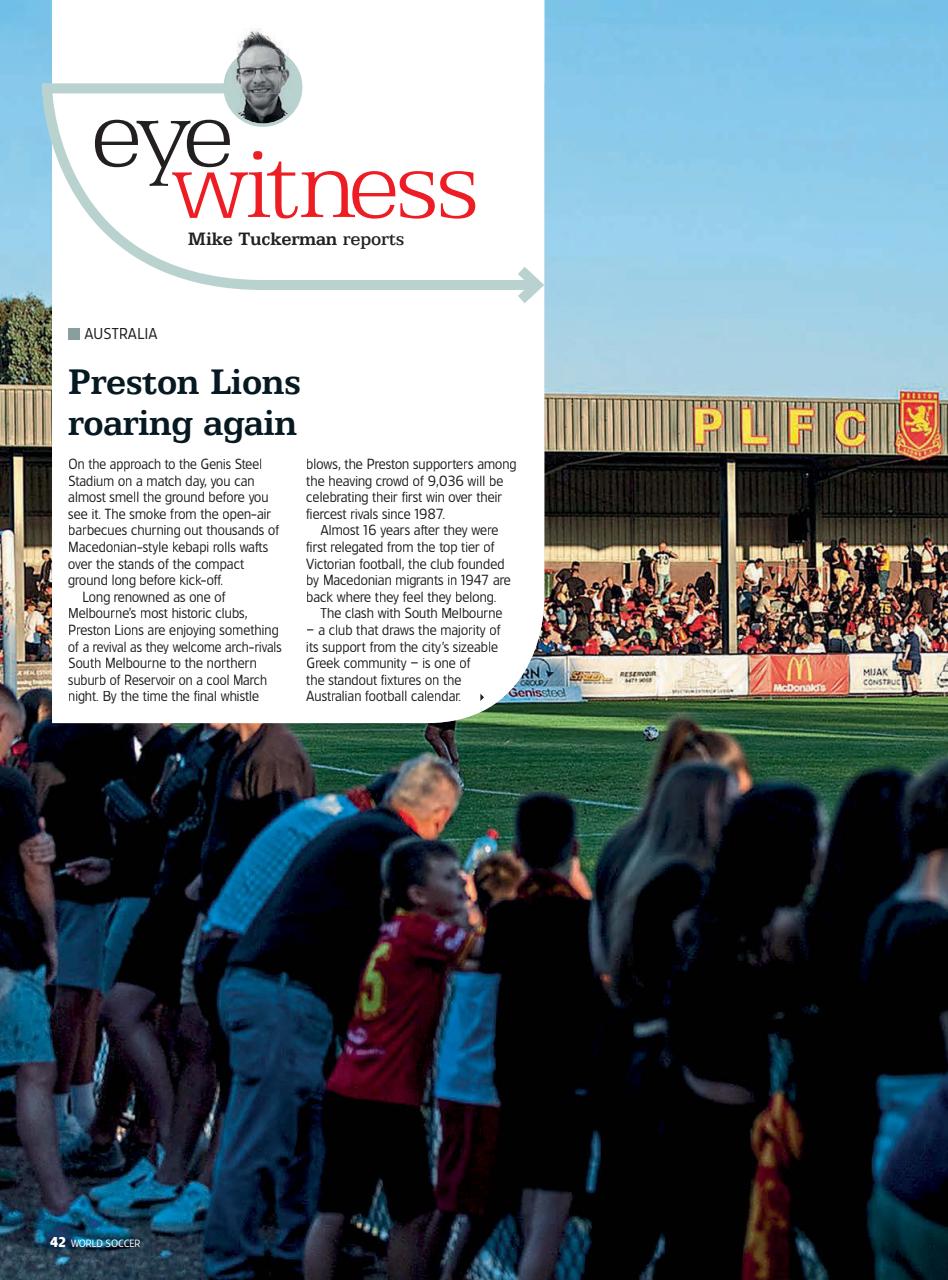 World Soccer Preview Pages