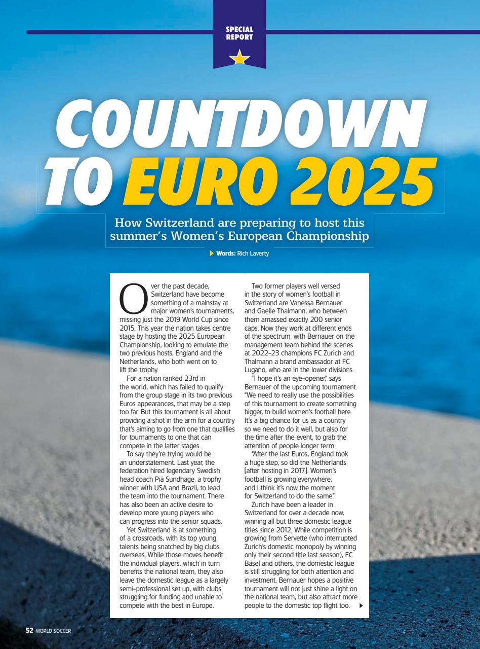 World Soccer Preview Pages