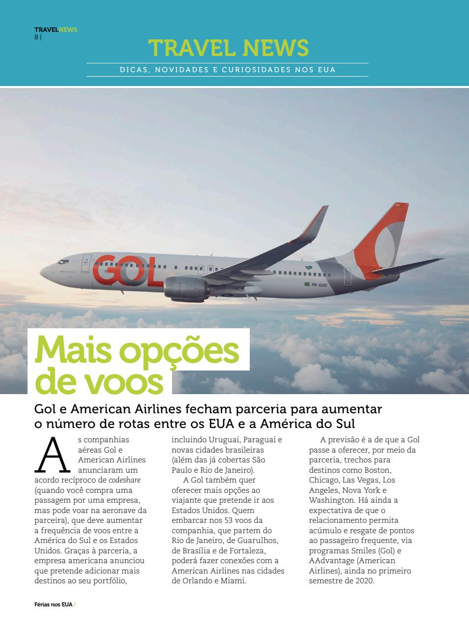 Férias no Brasil e Férias EUA Preview Pages