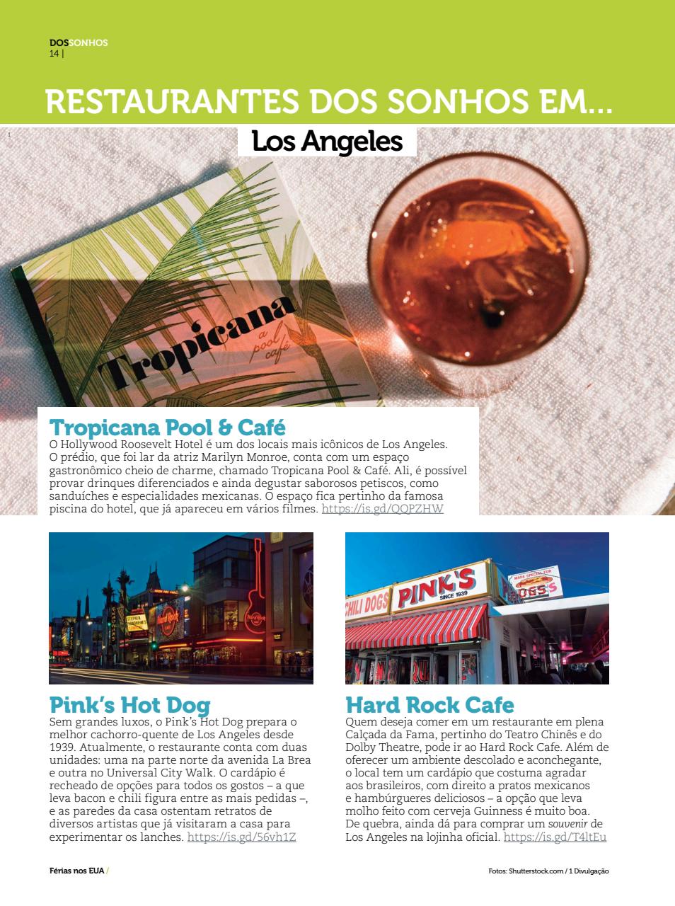 Férias no Brasil e Férias EUA Preview Pages